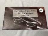 1996 U.S. Mint UNC Coin Set
