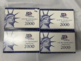Lot of 4 2000 U.S. Proof Set