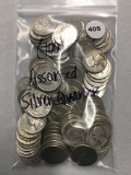 Lot of 100 Assorted Date Silver Quarters