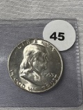 1953-D Franklin Half Dollar BU