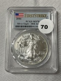 2016 30th Anniversary Silver Eagle First Strike PCGS MS70