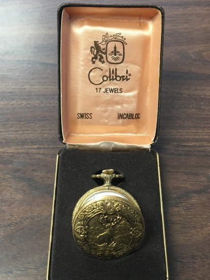 Coliberi Swiss 17 Jewel Pocket Watch