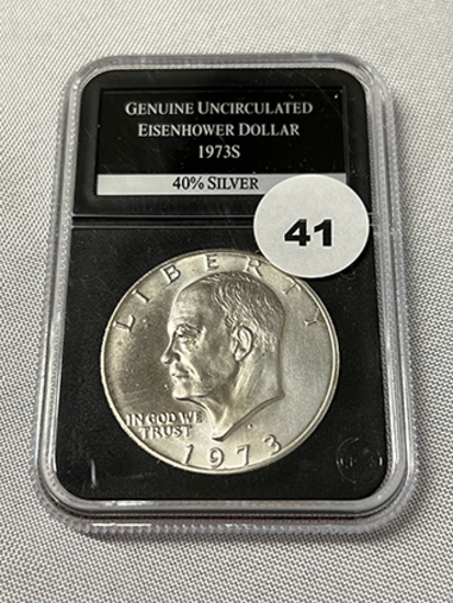 1973-S Ike Dollar 40% Silver Proof