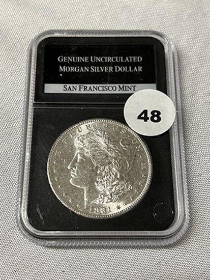 1881-S Morgan Dollar UNC