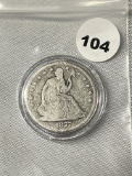 1877-CC Seated Half Dollar