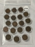 (18) Assorted Date Indian Head Cents