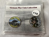 (10) Clad Kennedy Half Dollars Colorized Vietnam War Collection