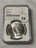 1923 Peace Dollar NGC MS64