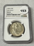 1935-S San Diego Half Dollar NGC MS64