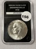1972-S Ike Dollar UNC (40% Silver)