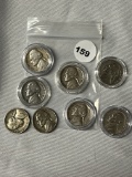 (8) War Nickels