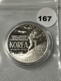 1991-P Korean War Commemorative Dollar