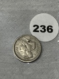 1865 Nickel 3 Cent Piece