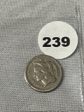 1868 Nickel 3 Cent Piece