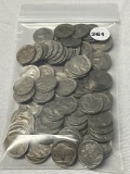 Lot of 100 Assorted Buffalo Nickels (majority full date)