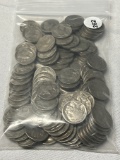 Lot of 110 Assorted Buffalo Nickels (majority full date)