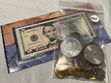 Misc. Tokens, Coins & $5 Bill