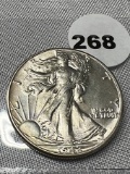 1942 Walking Liberty Half