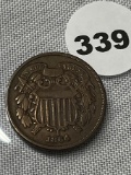 1864 2 Cent Piece