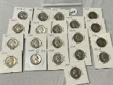 Lot of 20 Silver Washington Quarters