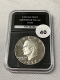 1972-S Ike Dollar 40% Silver Proof