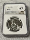 1958 Franklin Half Dollar NGC MS64