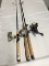 Shimmano Rod w/ Browning Reel, Gloomis Rod w/ Daiwa Reel, Angler's Choice Rod & Daiwa Reel