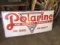 Polarine 1-sided Porcelain 28inX5ft Sign