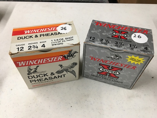 39 rds Winchester 12ga, 2.75in, 4 shot (NO SHIPPING)