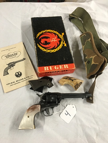Early Model Ruger Single Six 22cal Revolver