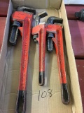 (3) Pipe Wrenches