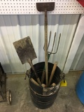 Handles, Shovel, Barrel, etc. (NO SHIPPING)