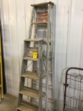 2 Wooden Step Ladders (NO SHIPPING)