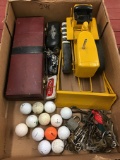 Toy Dozer, Golf Balls, & Misc