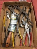 Assorted Pliers and Tools