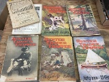 (6) Early Vintage Hunter Trader Trapper Magazines