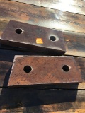 2 Steel Weights (NO SHIPPING)