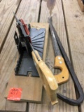 Miter Saw, Hand Saw, Crowbar