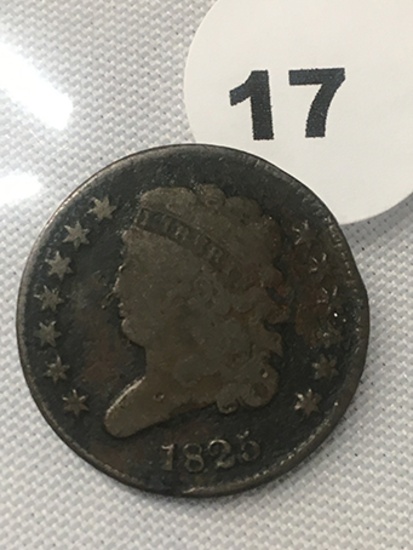 1825 Half Cent