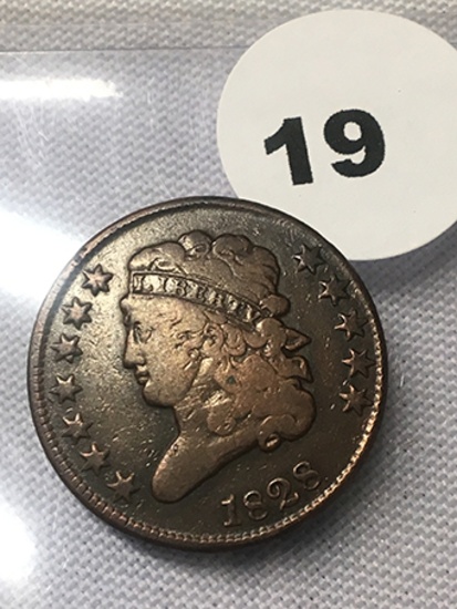 1828 Half Cent, 12 Stars