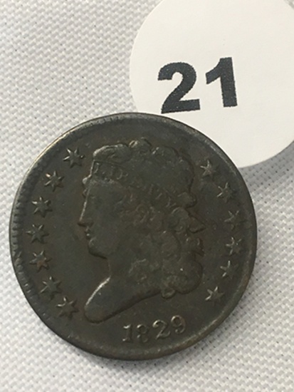 1829 Half Cent