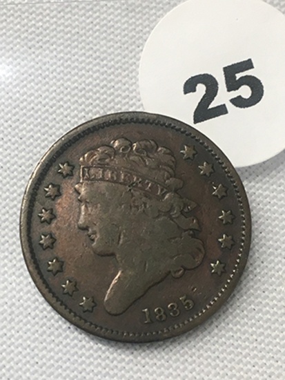 1835 Half Cent