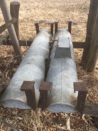 2 water troughs