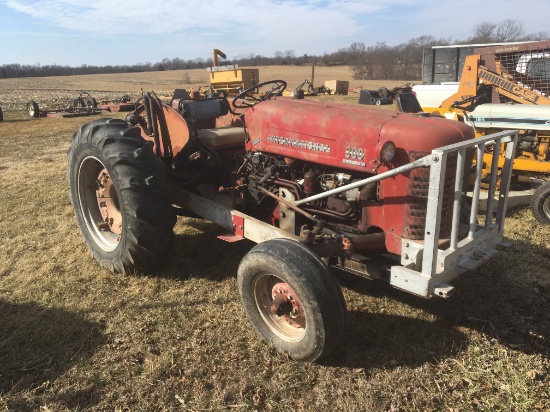 1956 IH 300 utility tractor, 45 hp, gas, W.F., single hyd. outlet, 2 sets of rear weights