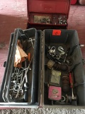 (2) Tool Boxes w/ misc