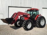 2010 McCormick MC130 4WD cab tractor, buddy seat, 126HP Perkins diesel engine, 16/12 PS