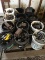Pallet of salvage parts etc.
