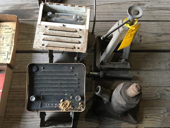 Tractor radios, jacks