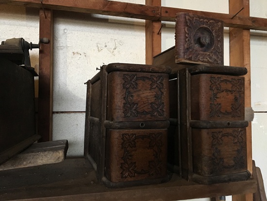 Sewing machine drawers and misc.