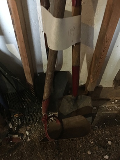 (3) shovels
